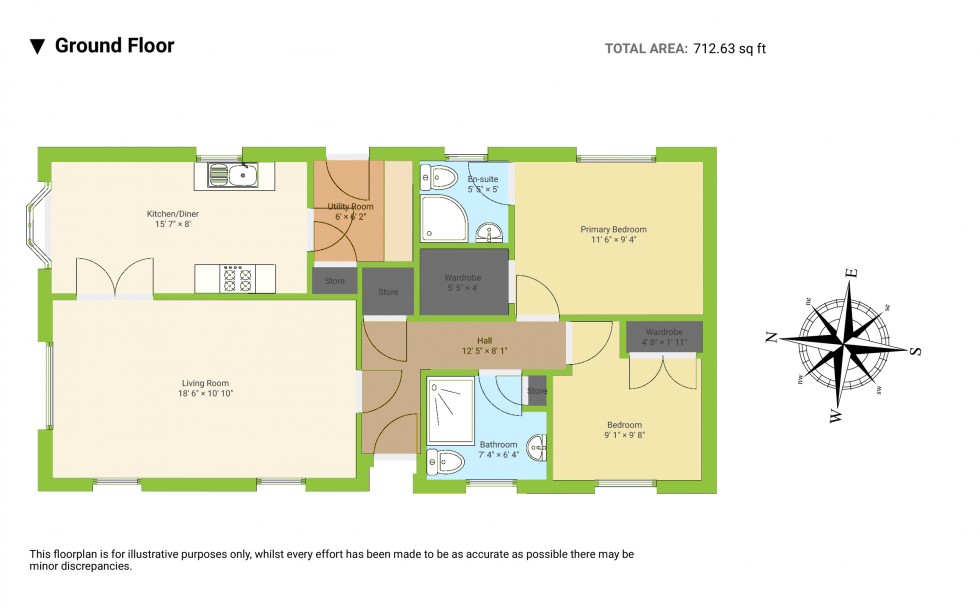 Floorplan for Upper Boat, Pontypridd, Mid Glamorgan