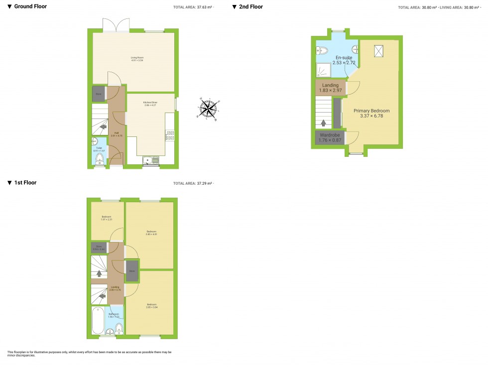 Floorplan for Church Village, Pontypridd, Mid Glamorgan